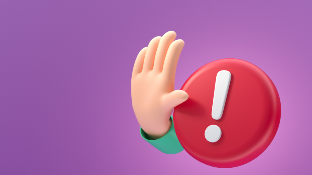 顔が注意マークになっているキャラクター