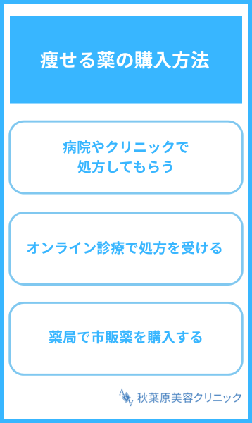痩せる薬 購入方法