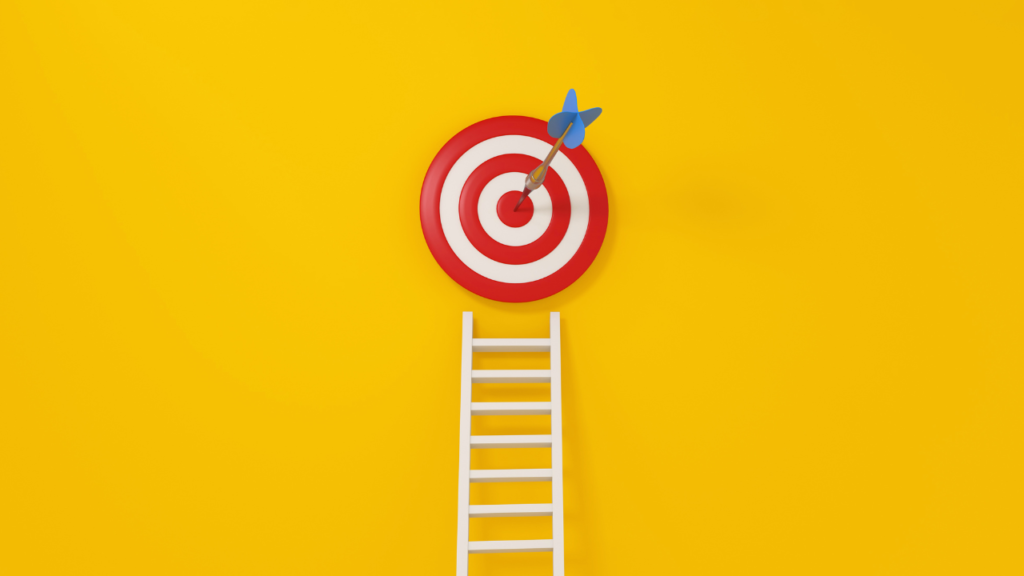 ダーツの刺さった的