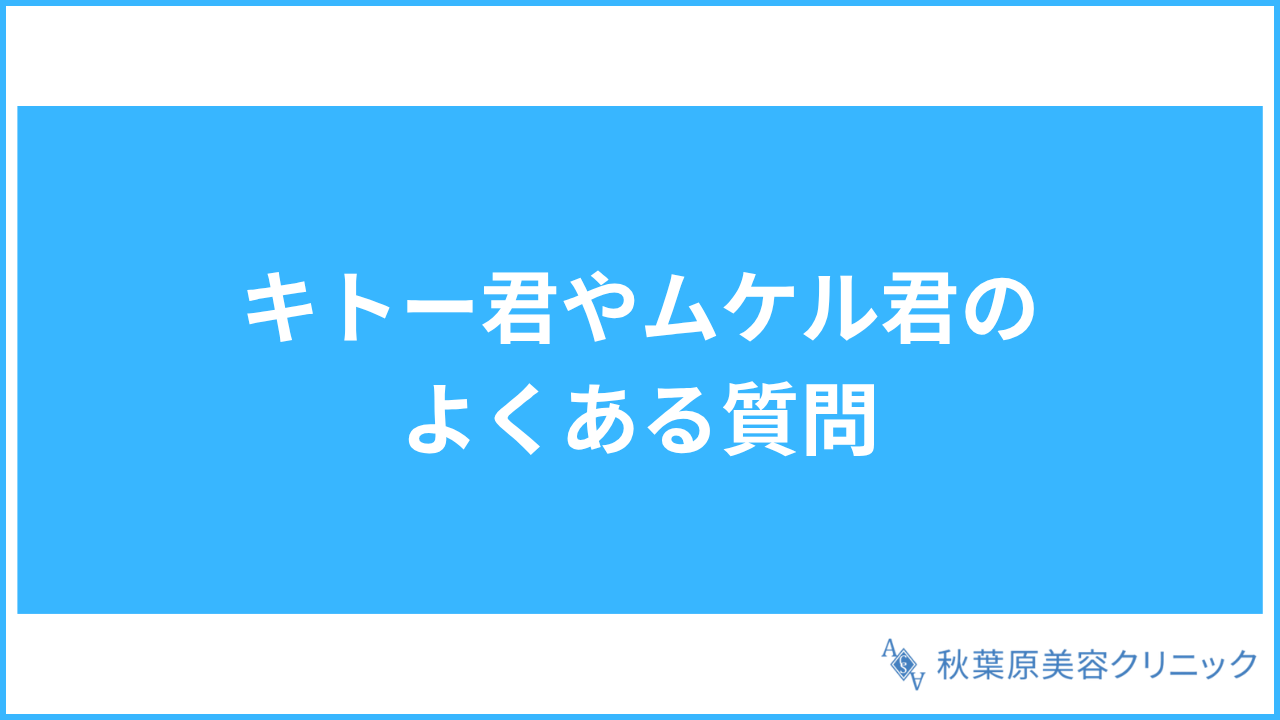 大見出し直下画像 キトー君やムケル君のよくある質問