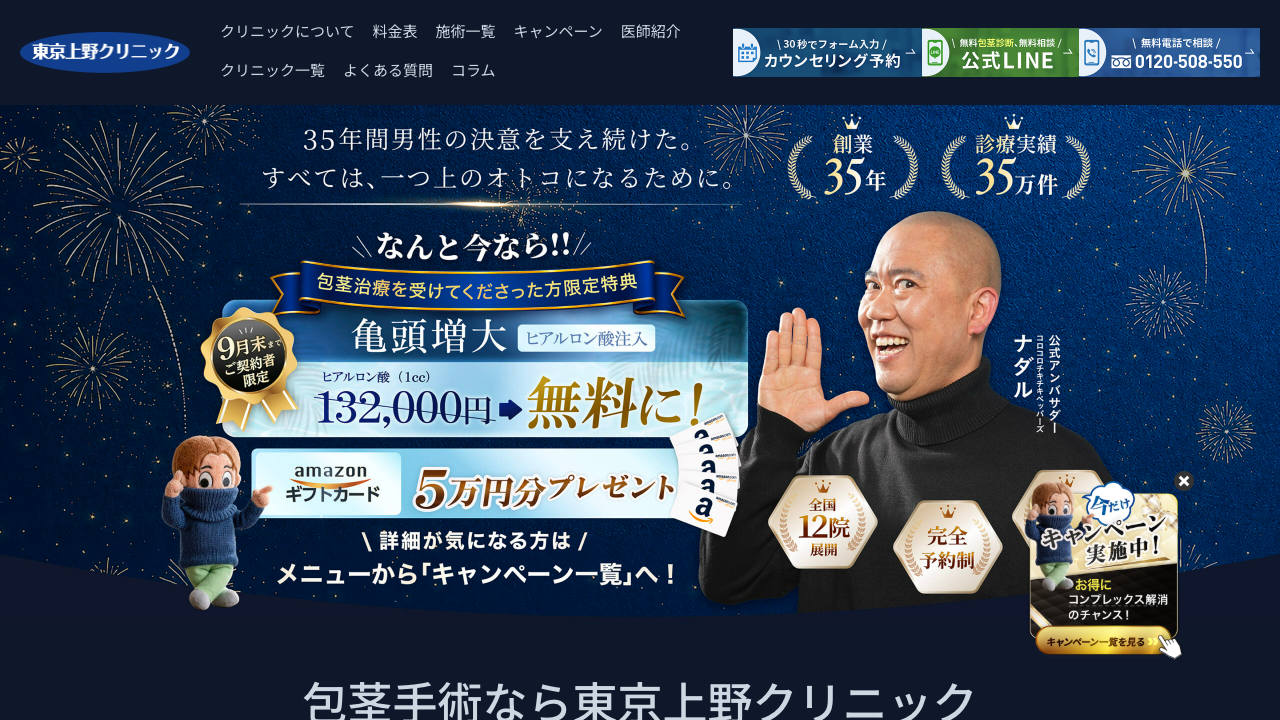 上野クリニックの公式サイト