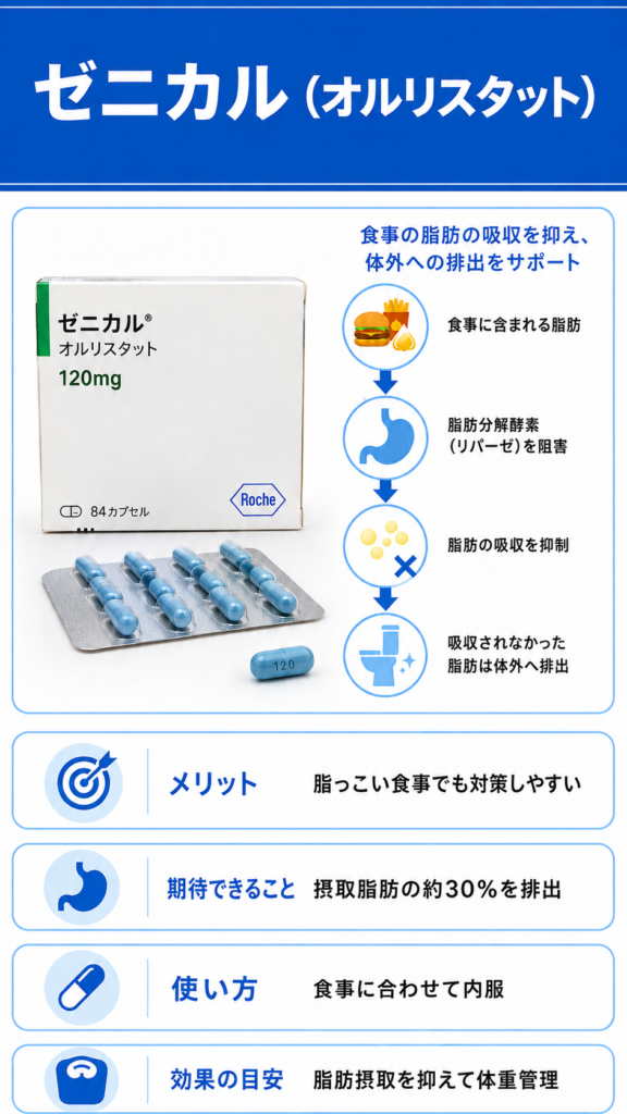 ゼニカル 解説画像
